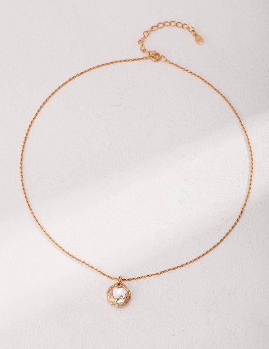 Vintage Gold Pearl Necklace | Tsuki