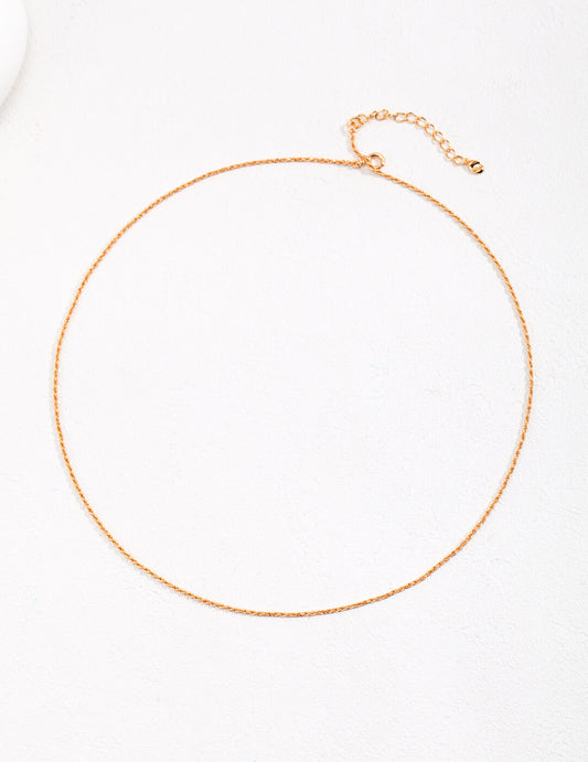 Silver Hemp Rope Necklace | Tsuki