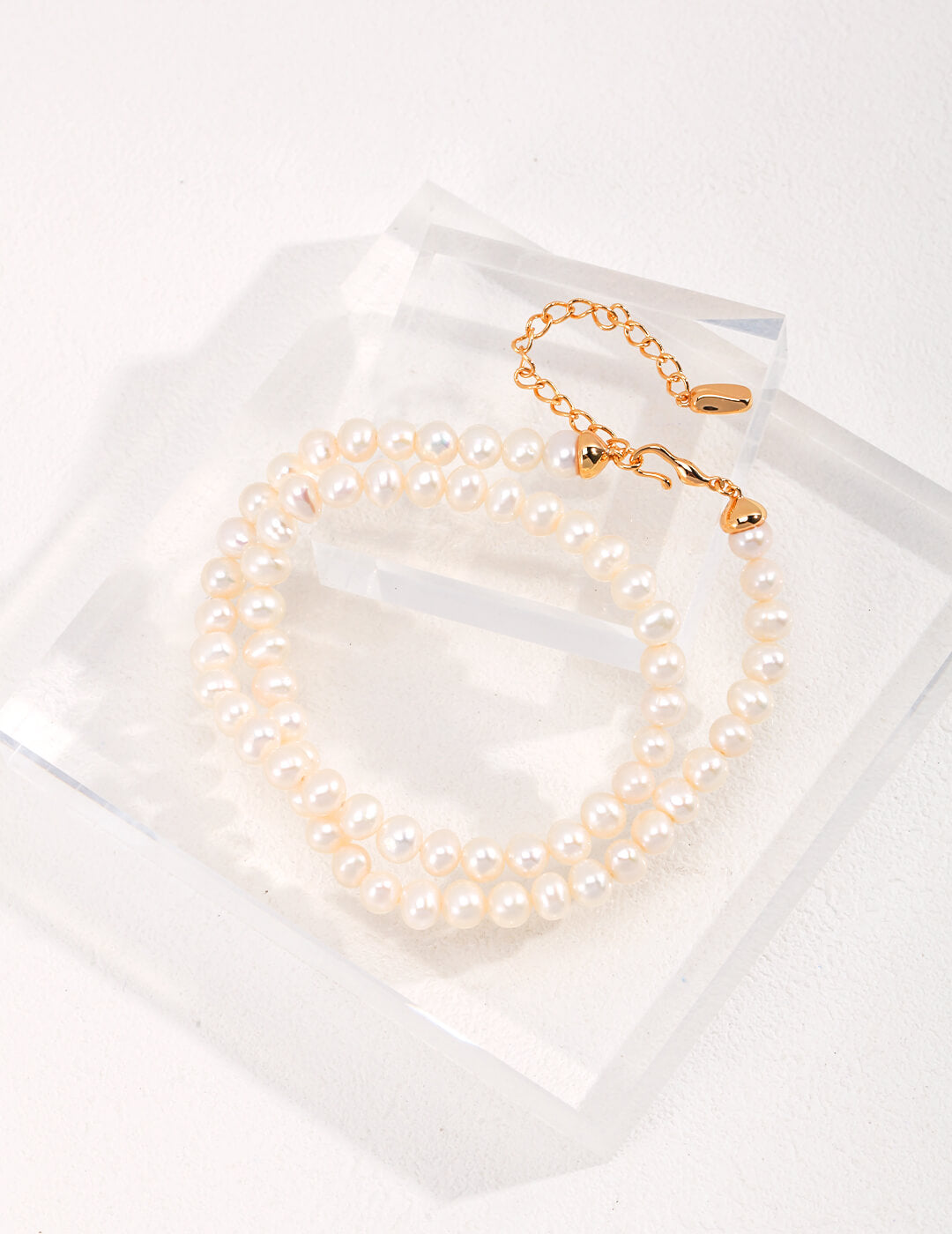 Silver Natural Pearl Necklace | Tsuki