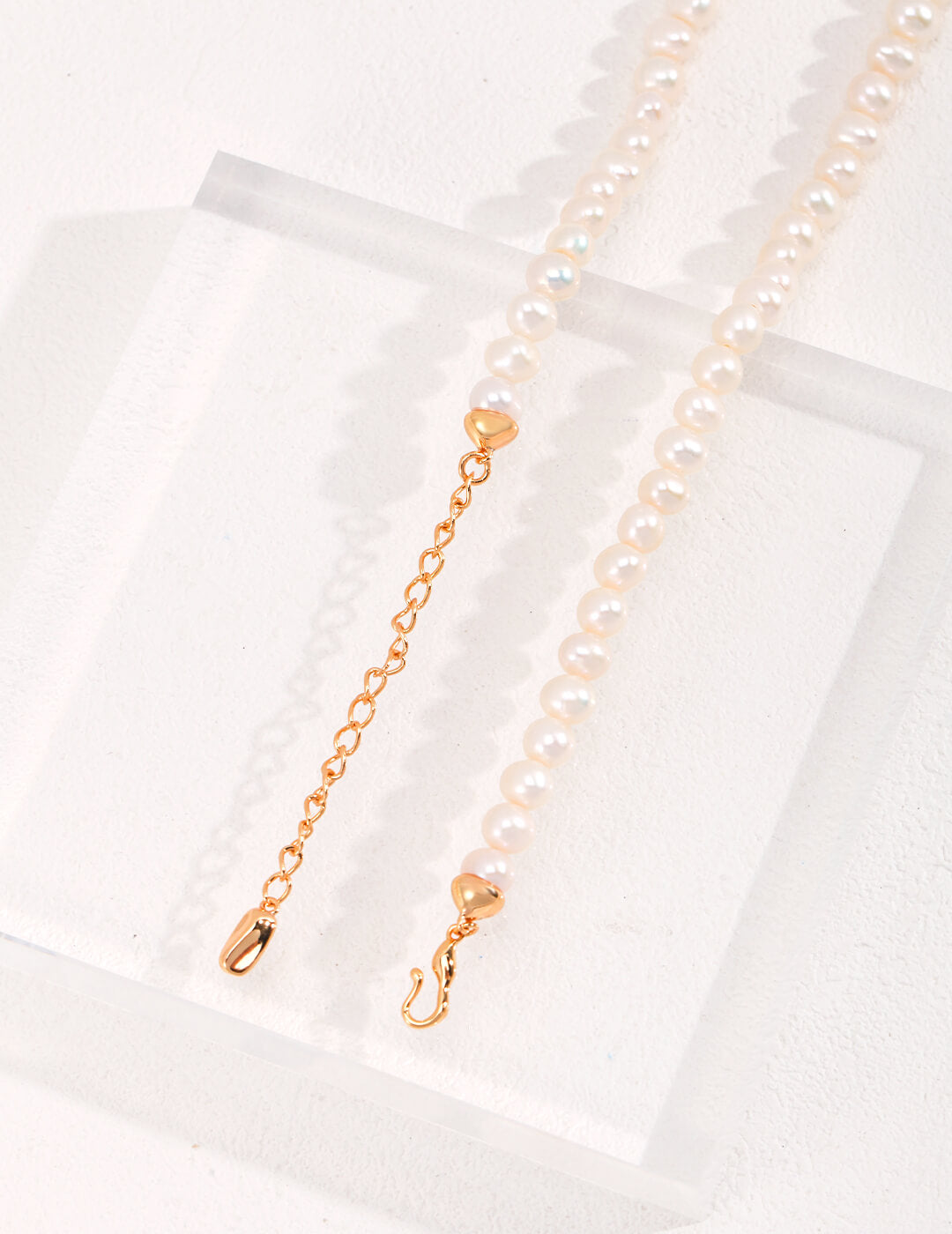 Silver Natural Pearl Necklace | Tsuki