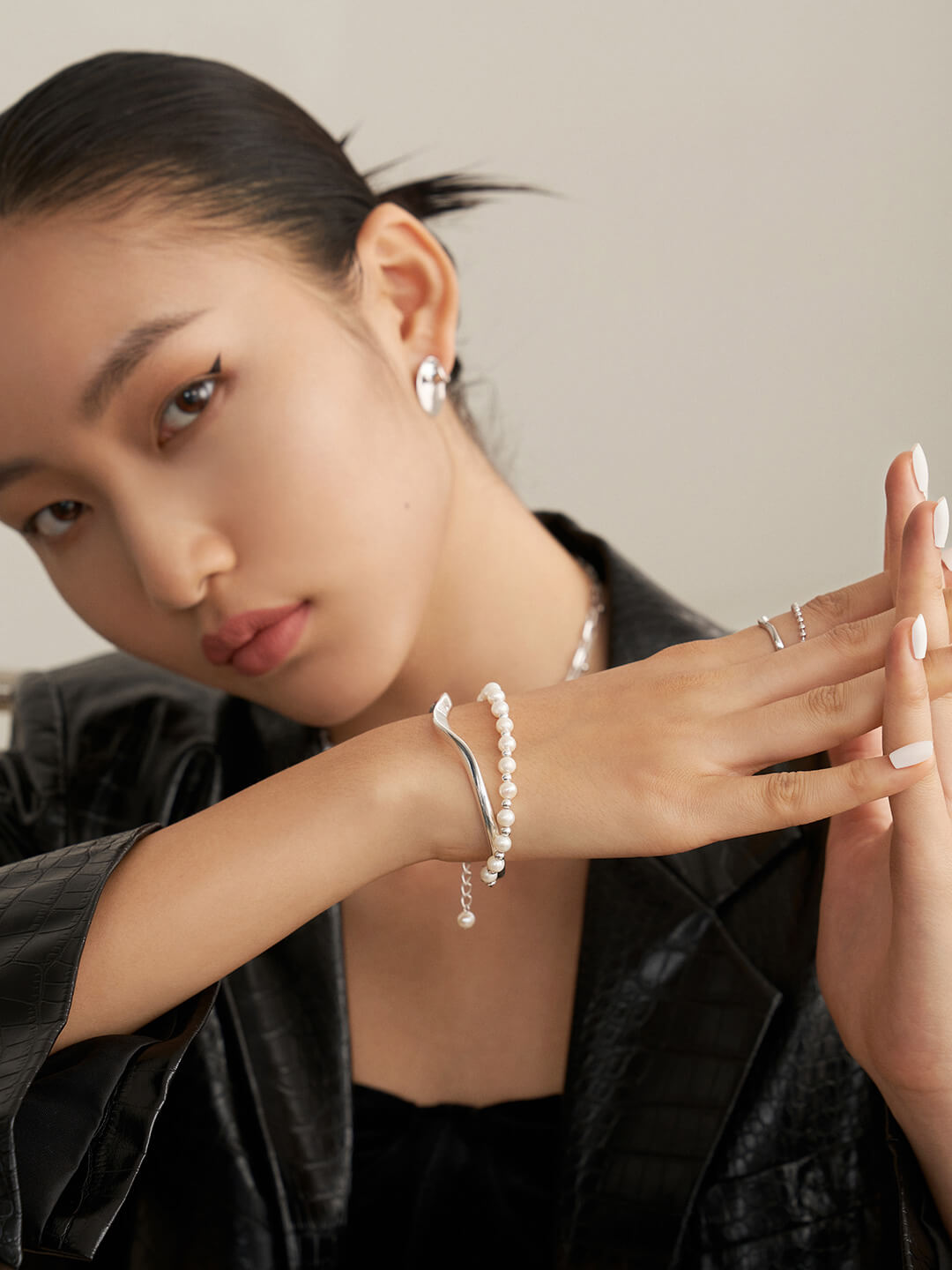 Double-layer Pearl Bracelet | Tsuki