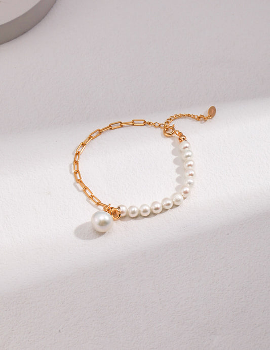 Irregular Baroque Pearl Bracelet and Necklace | Tsuki