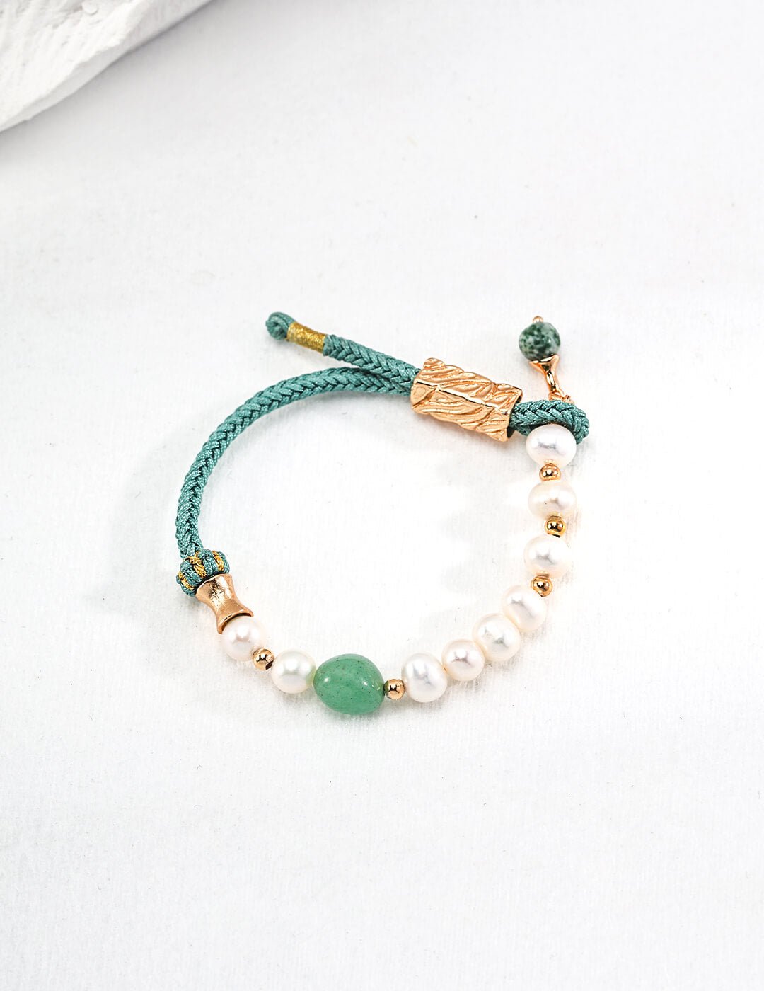 New Chinese-Style Silver Pearl Bracelet | Tsuki