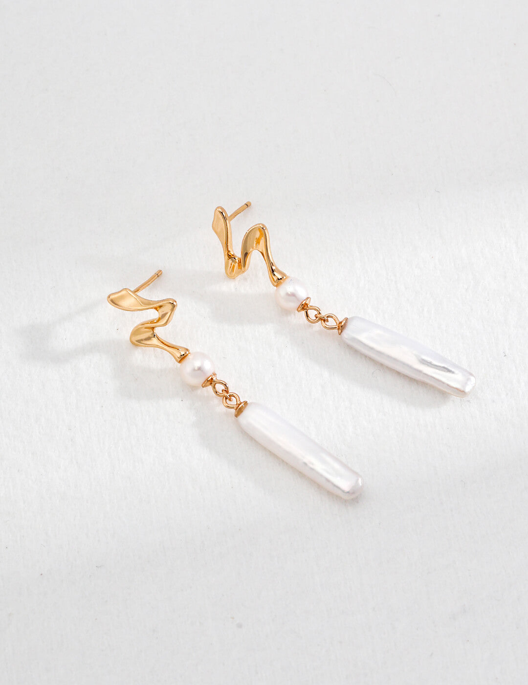 Natural Pearl Earrings | Tsuki