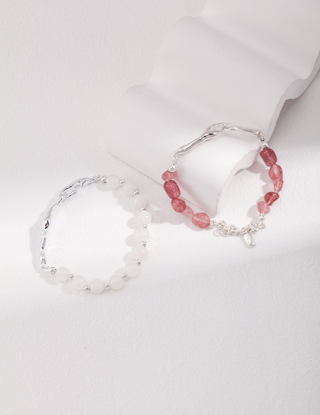 Silver Moonstone Bracelet | Tsuki